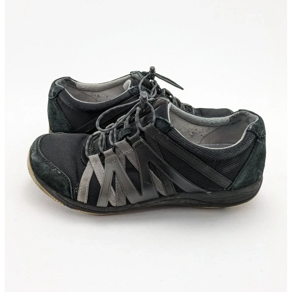 Womens Dansko Henriette Black Leather Casual Shoes 4852109394 Size 39 US 8‎